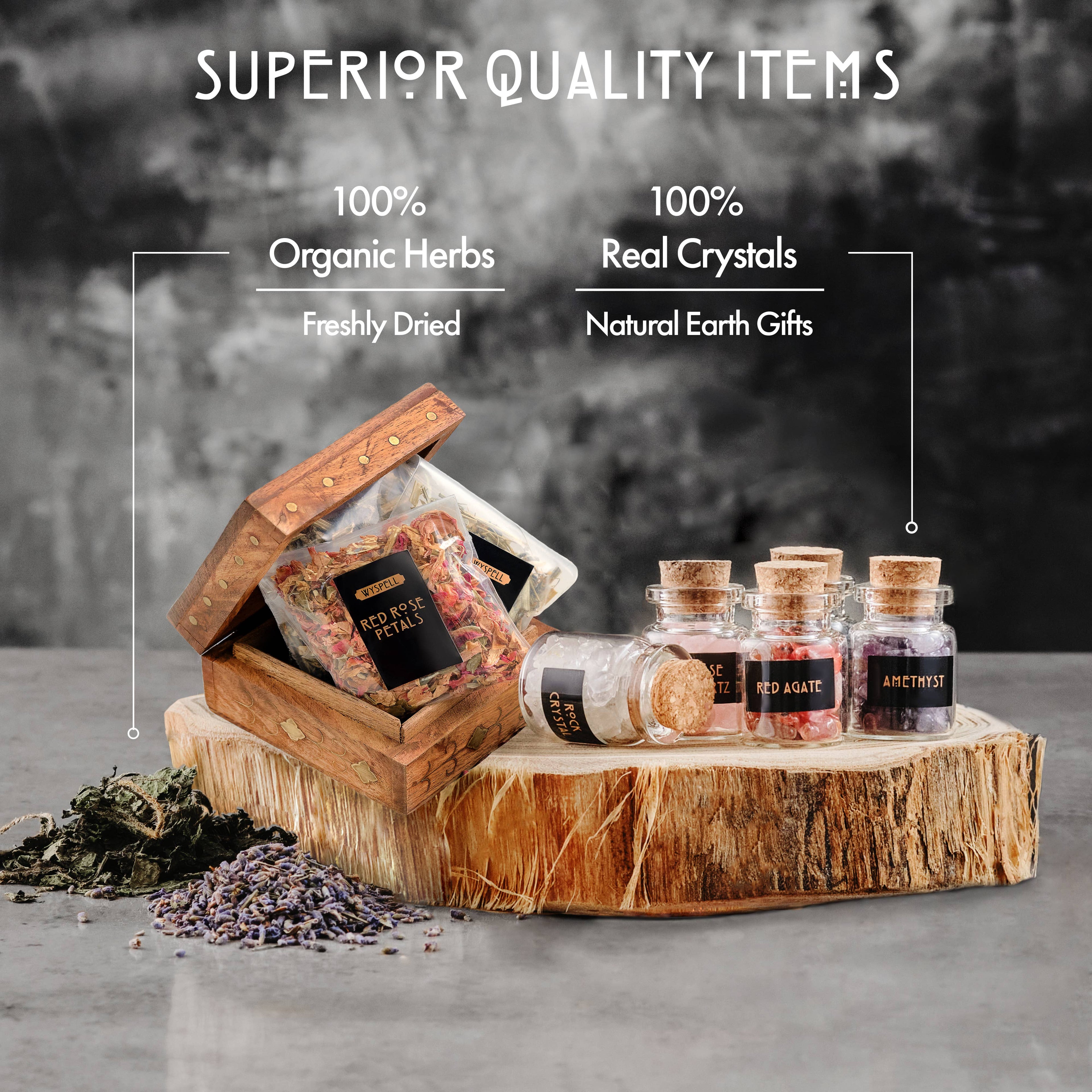 Wyspell Supplies Witchcraft Kit 54 PCS
