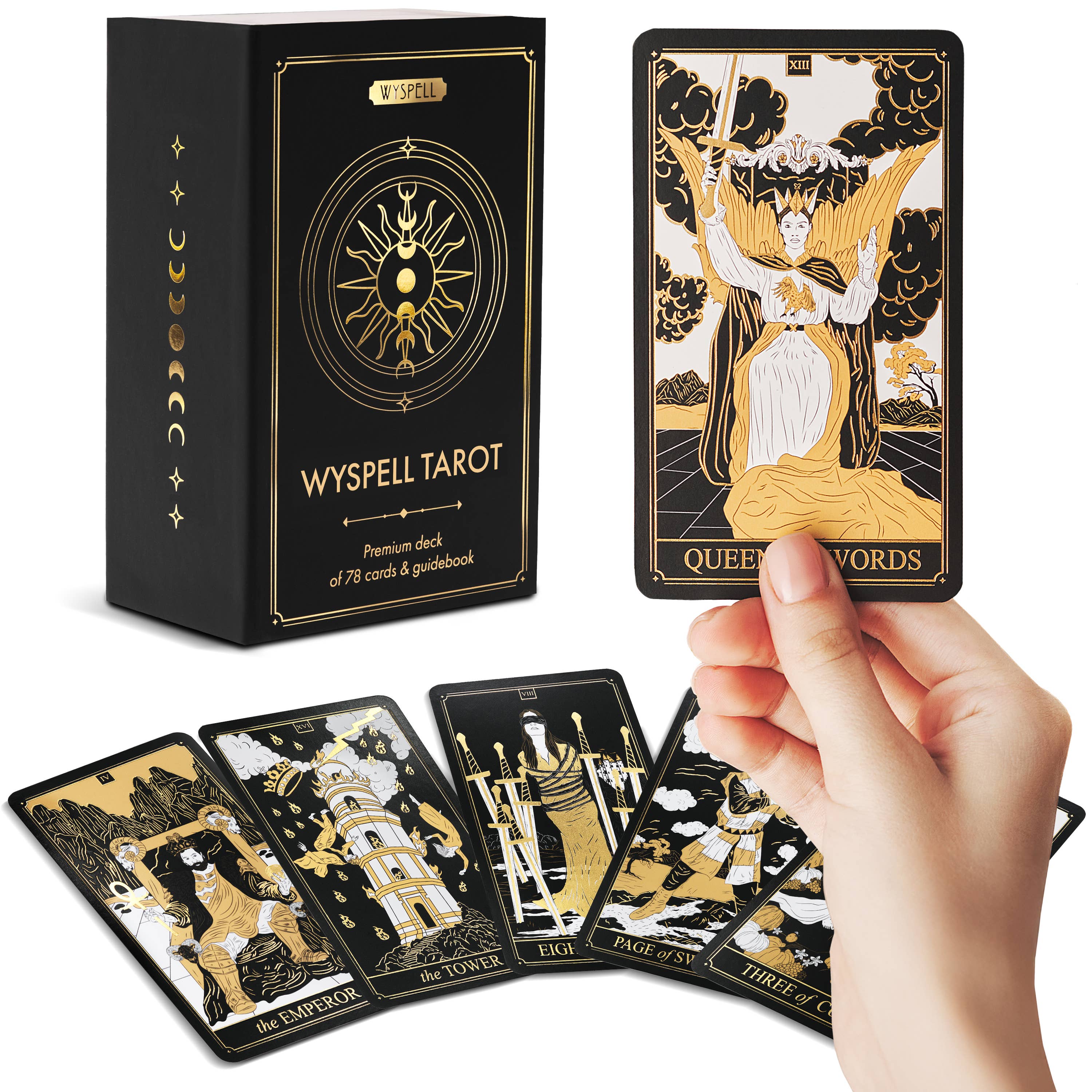 Wyspell Classic Tarot Cards - Gold Edition