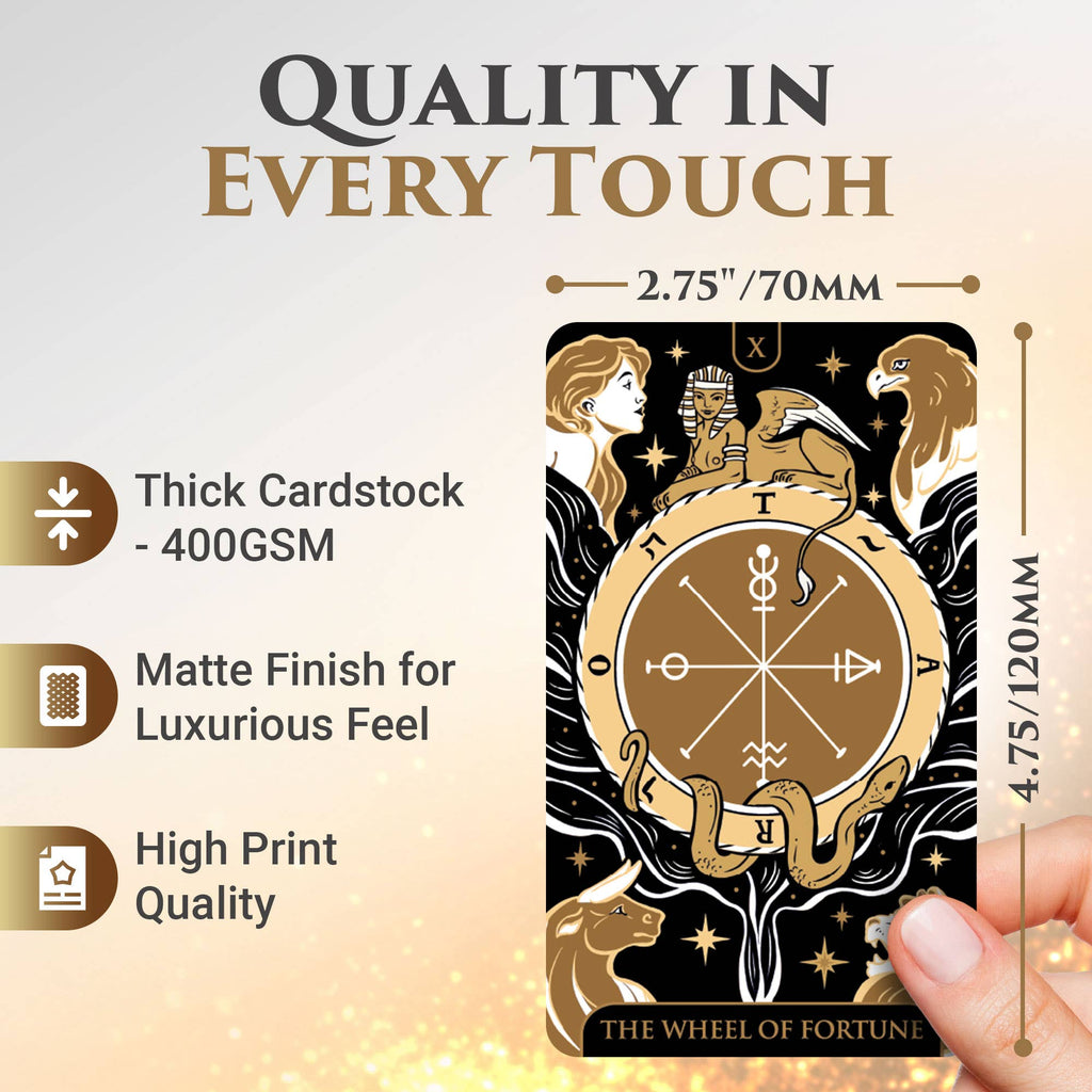 Wyspell Starlight Tarot Cards - Gold Edition
